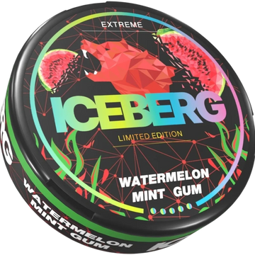 Iceberg Extreme Watermelon Mint Gum - 130mg